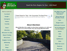 Tablet Screenshot of aboutaberdeen.com